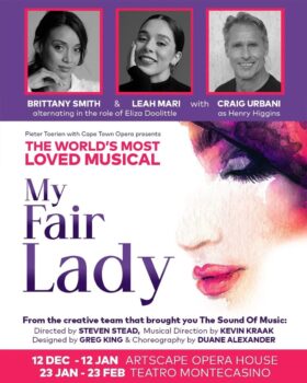 Introducing The Stars Of My Fair Lady – Brittany Smith, Leah Mari, & Craig Urbani.