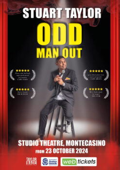 STUART TAYLOR – ODD MAN OUT – Studio Theatre, 2024